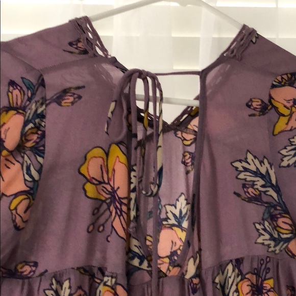 Purple bell sleeve shirt - Picture 4 of 5